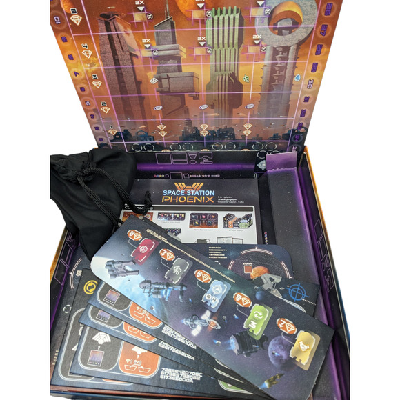 SPACE STATION PHOENIX Complete Board Game Rio Grande Gabriel Cohn Free Shipping! - Picture 3 of 10